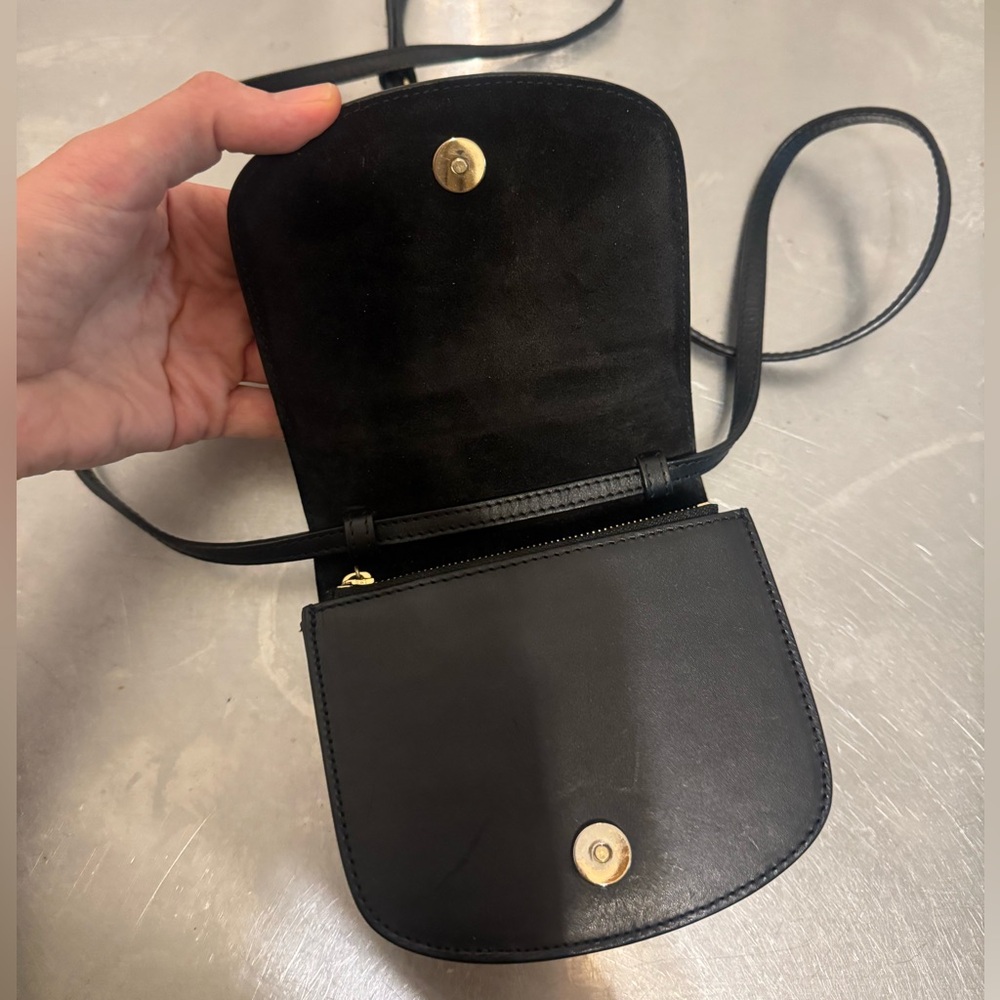 A.P.C. Mini Black Crossbody Bag - Picture 3 of 7